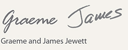 Graeme and James Jewett signatures